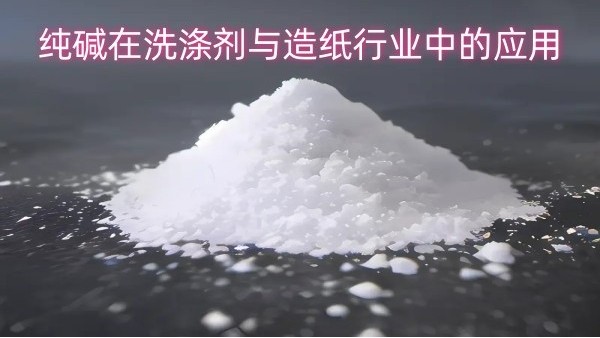纯碱在洗涤剂与造纸行业中的应用
